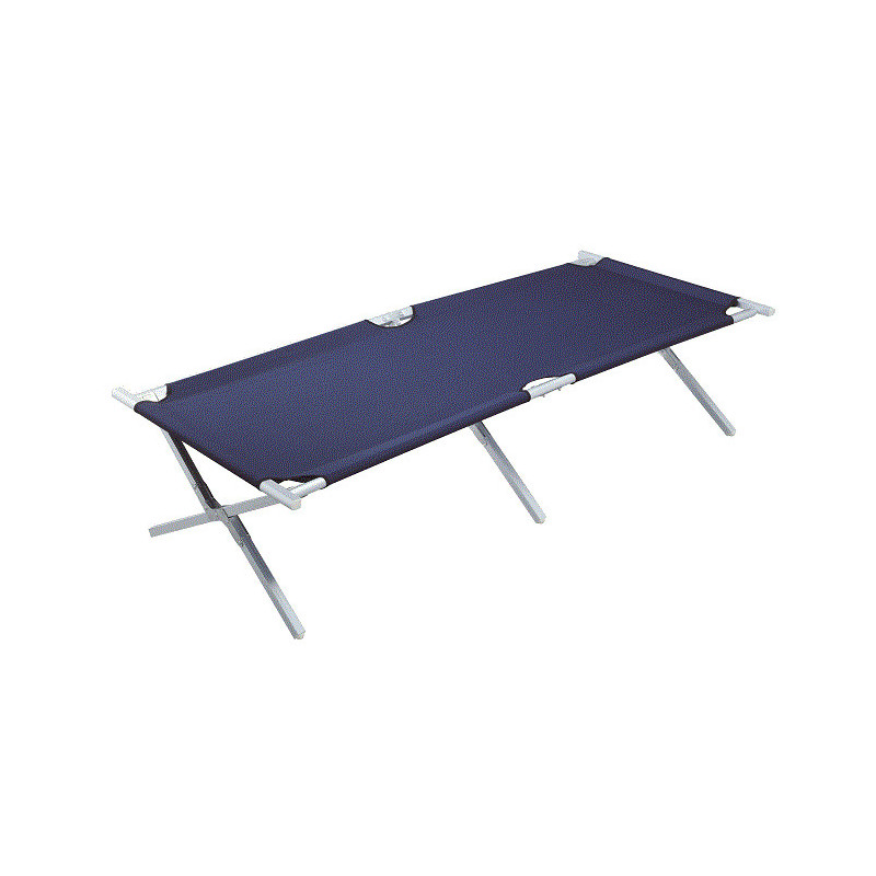 Bed Campingbed Aluminium Blue